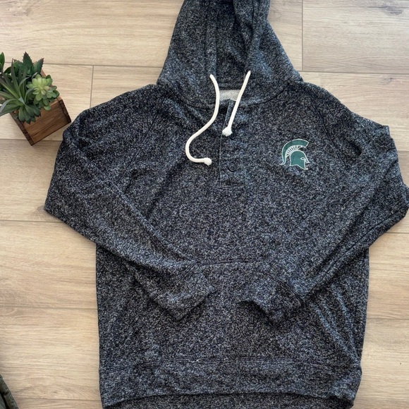 Colosseum Other - Colosseum vintage Michigan State gray hooded Gray sweatshirt size large